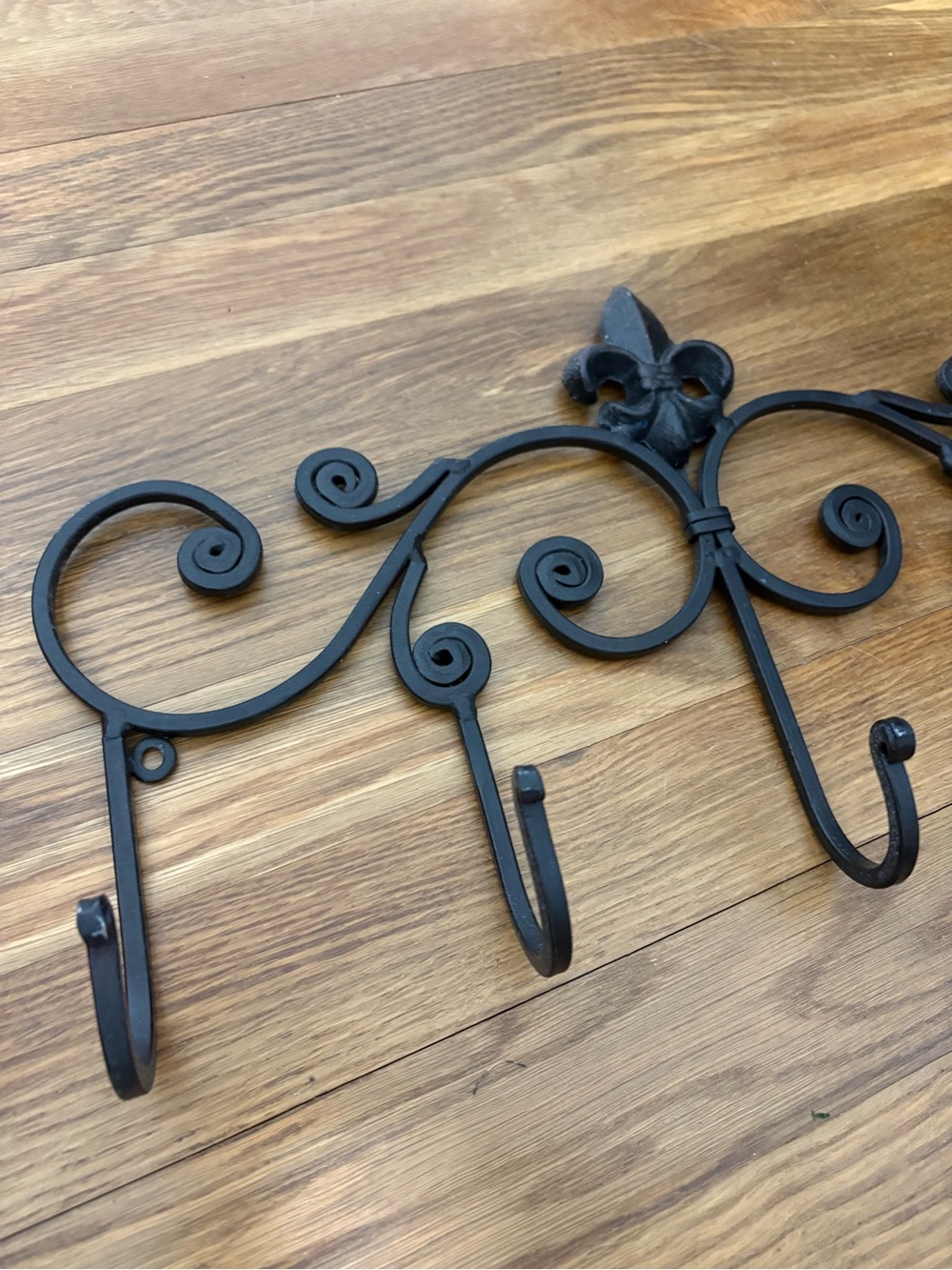 Wrought iron hanger hooks